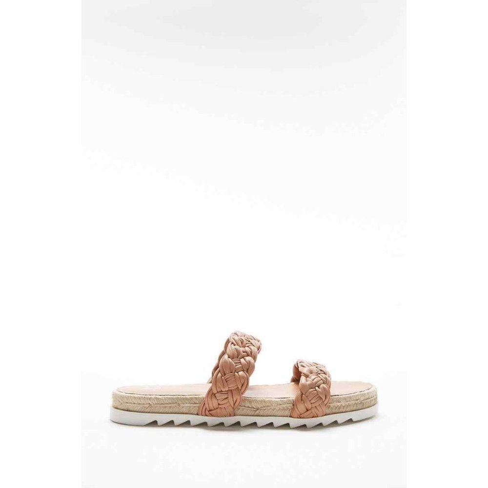 Marc Fisher Jaimee Espadrille Slide Sandal In Mac… - image 4